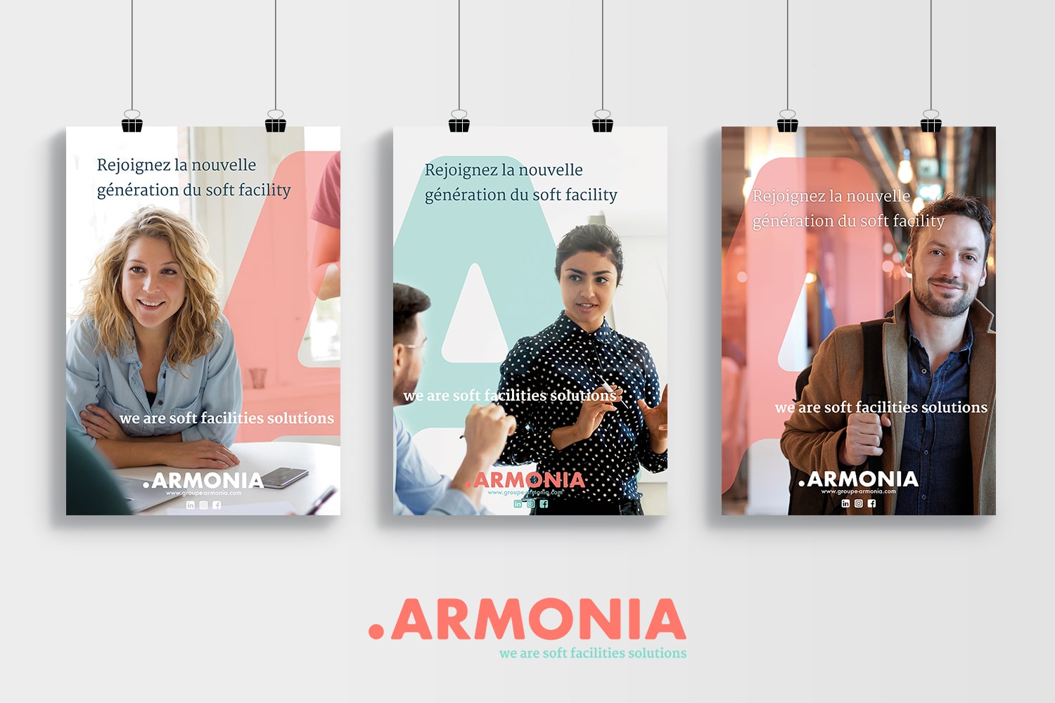Campagne Rebranding Armonia Facility Management
