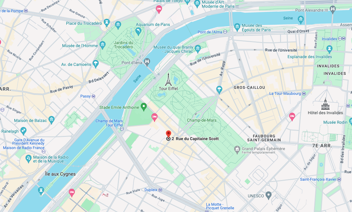 Carte de Paris : 2 rue du Capitaine Scott, Armonia Facilities
